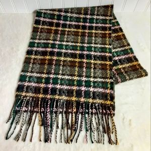 Vintage Scarf Made in Scotland 12"X65"
